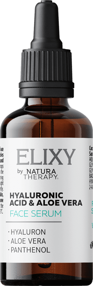 ELIXY Hyaluronic Acid &amp; Aloe vera - хидратиращ серум за лице – колаген на прах | NaturaTherapy – натурални добавки от България