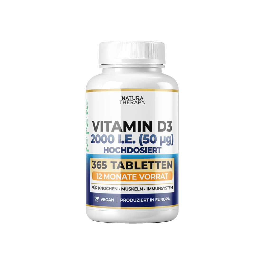 Vitamin D3 - (365 таблетки) – ашваганда | NaturaTherapy – натурални добавки от България